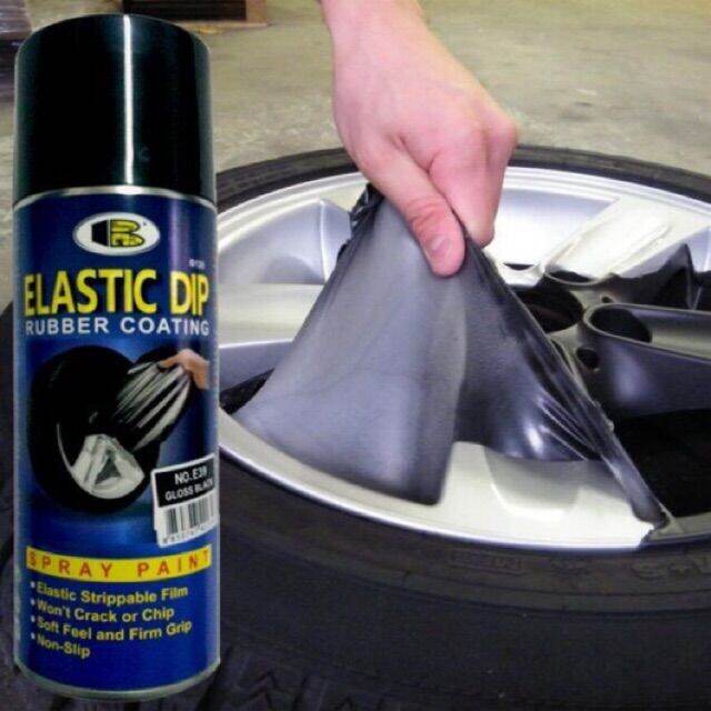 Bosny Elastic Dip Rubber Coating Spray Paint Elastidip | Lazada PH