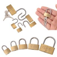 【YF】 Hardware Locker Case Supply Travel Suitcase Luggage Padlock Security Tool Copper Lock with 2Keys Brass