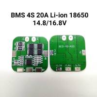 BMS 4S 20A โมดูล PCB BMS บอร์ดป้องกันโมดูล Li-ion 3.7V 18650 14.8V/16.8V