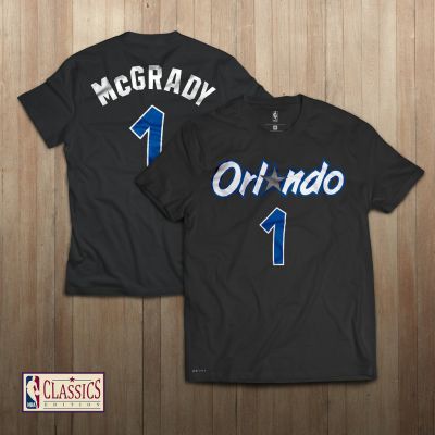 เสื้อยืด พิมพ์ลาย NBA Player Orlando Magic Tracy McGrady สไตล์คลาสสิก