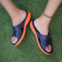 Hush Puppies_รองเท้าผู้ชาย รุ่น Crayman HP PHSFQ25120 -สีน้ำเงินเข้ม รองเท้าแตะ รองเท้าแบบสวม Plus Size Men Slides รองเท้าแตะกีฬาTH