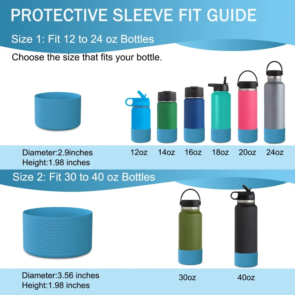 HEYSKAY Protective Flask Silicone Boot Cover Base 32oz 40oz for Hydro Flask  Water Bottle Accessories Yeti, Simple Modern, Takeya, MIRA, Iron Flask More  Brands - Yahoo Shopping