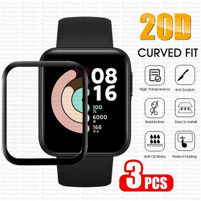 Soft Glass Screen Protector For Xiaomi Mi Watch Lite 2019 Color Soft Hydrogel Film For Redmi Watch 2 Protective Film Accessories