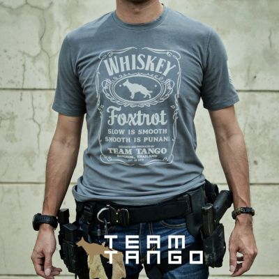 WTF T-Shirt เสื้อยืดยุทธวิธี คอกลมแขนสั้น ผ้าพรีเมี่ยมผสมใยไผ่ จาก TEAM TANGO