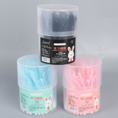 【jw】♛⊙☽  Cotton Swab Disinfection Ear Stick Digging Spoons Swabs Cleaning Soft And