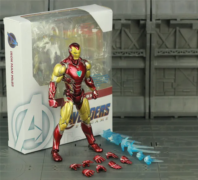 Marvel Iron Man 6 Action Figure Ironman Nano Mk85 Mark85 Tony Stark Legends Ko S Shf Avengers Endgame Toys Lazada Singapore