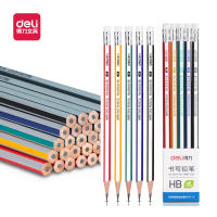 DELI ดินสอไม้ HB 10 แท่ง ลายการ์ตูน น่ารัก ดินสอเด็กประถม ดินสอร่างนักเรียนประถม