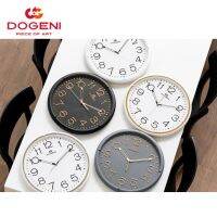 DOGENI นาฬิกาแขวน รุ่น WNP046BL/WNP046GD/WNP046BK/WNP046SL/WNP046WT นาฬิกาแขวนผนัง นาฬิกาติดผนัง เข็มเดินเรียบ