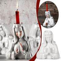 【HOT】☽▪ Crying Candle Holder Mary Holders Pillar Candles Candlestick Sheds Tears