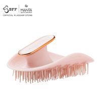 Manta - Healthy Hair Brush Pink (หวีสระผม, ผมร่วง, รังแค, นวดศีรษะ, หวีนวด)