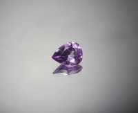 พลอยอเมทิสต์ (Amethyst) "อัญมณีแห่งความรัก ความสงบ" น้ำหนัก 0.85 ct ขนาด 6x3.6x7.8 mm. พลอยแท้ 100% เนื้อดี ราคาถูก