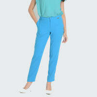 LOF FI CIEL BUSINESS BASIC PANTS ลอฟฟิเซียล กางเกงรันเวย์ขา 5 ส่วน สีฟ้า (FYT5BU)