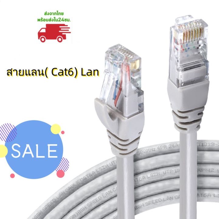 สายแลน-สายแลนเข้าหัวสำเร็จรูป-ยาว-3m-5m-10m-15m-20m-25m-30m-50m-เมตร-white-วิ่งเต็มสเปก-สำเร็จรูปพร้อมใช้งาน-สายแลนcat6-lan