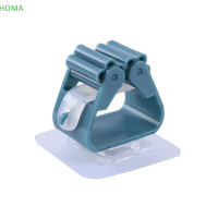 ?【Lowest price】HOMA Sucker Hook Mop Holder Wall Mount Mop Organizer ผู้ถือแปรงไม้กวาดแขวนชั้นวาง