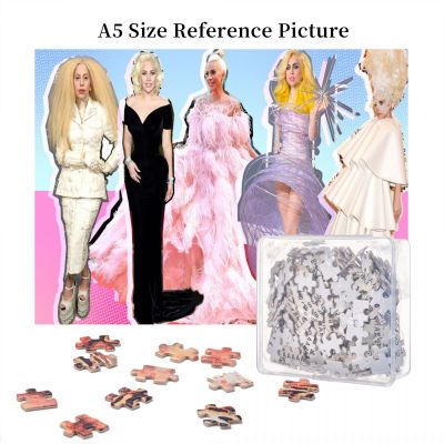 Lady Gaga Wooden Jigsaw Puzzle 500 Pieces Educational Toy Painting Art Decor Decompression toys 500pcs