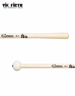 Vic Firth  ไม้กลอง MB1H ไม้กลองใหญ่มาร์ชชิ่ง หัวไม้สักหลาดแข็ง เหมาะสำหรับกลองเบสขนาด 18 – 22 นิ้ว ** Made in U.S.A. **