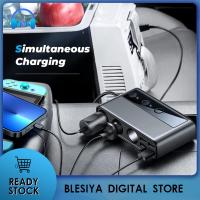 Blesiya อะแดปเตอร์ที่ชาร์จแบตในรถตัวแยกชาร์จ USB เร็ว12V/24V สำหรับโทรศัพท์