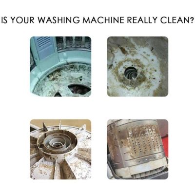 【cw】 20Pcs Cleaning Tools Washing Machine Cleaner Effervescent Tablet Deep Washer Deodorant Remove Stain Detergent