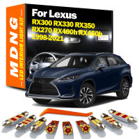 MDNG ภายใน LED Map Light Kit สำหรับ Lexus RX 300 330 350 270 400H 450H RX330 RX350 RX270 RX400h Canbus รถ Led โคมไฟ