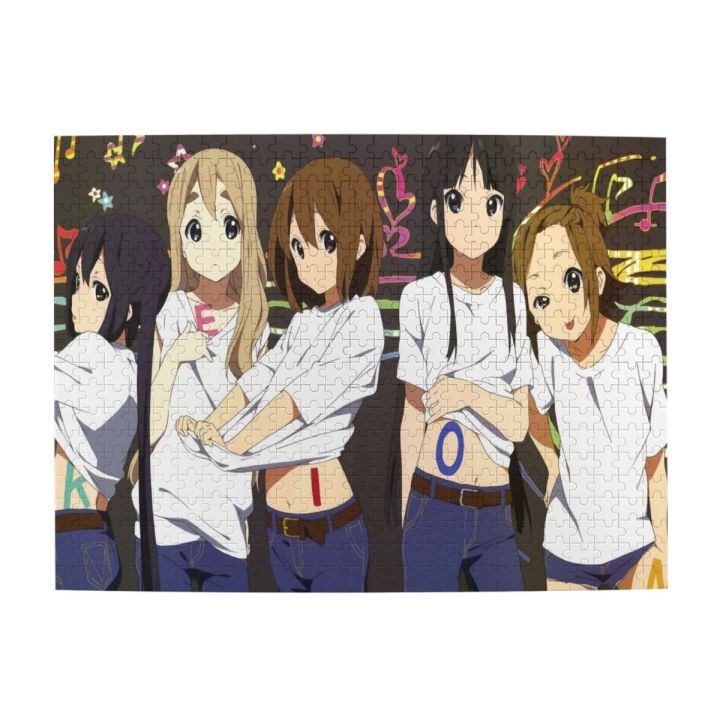 k-on-7-wooden-jigsaw-puzzle-500-pieces-educational-toy-painting-art-decor-decompression-toys-500pcs