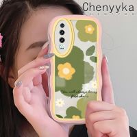 เคส Chenyyka สำหรับ Huawei P30 P30 Pro P30 Lite เคสแฟชั่นลายดอกไม้สีสันสดใสเคสโทรศัพท์แบบใสขอบเป็นคลื่นเคสนิ่มโปร่งใสซิลิโคนป้องกันเลนส์กล้องกล่องกันกระแทก