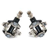 MEROCA Aluminum Self-Locking Bike Pedals Bicycle Self-Locking Pedals with Clips Doubleside Clipless Pedal Spd Ultralight Bicycle Parts