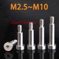 M2.5 M3 M4 M5 M6 M8 M10 Grade 304 Stainless Steel Hex Hexagon Socket Cap Head Shoulder Roller Bearing Screw Bolt High Tensile Nails Screws Fasteners