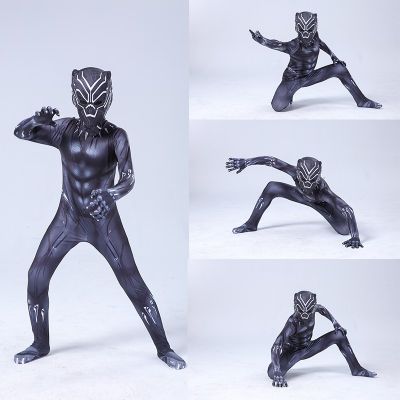 Avengers Black Panther Full Cosplay Costume Suit Jumpsuit Tights