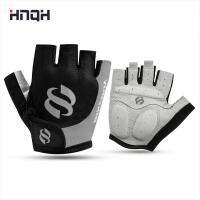 Bitak BIKEBOY Half Finger Gloves Men Women Anti-Slip Anti-sweat ยิมฟิตเนสถุงมือกีฬา MTB กันกระแทกจักรยานถุงมือมอเตอร์ไซค์