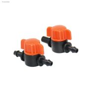 ✇☏﹍ 10pcs 4/7 Hose Mini Valve 4mm Garden Tap Water Pipe 6mm To 1I4 Barb Water Valve Drip Irrigation Fittings