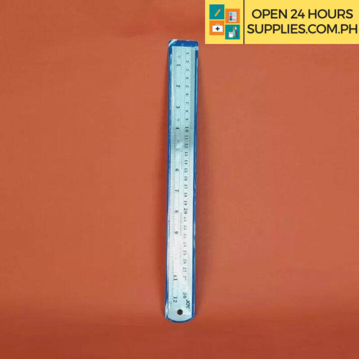 Ruler (Joy) Metal Ruler 12 Inches MR5130 Stationery student ruler