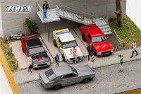 ซูม1:64เส้นขอบฟ้า GT-R Gen.2 KPGC110รถโมเดล Diecast LBWK