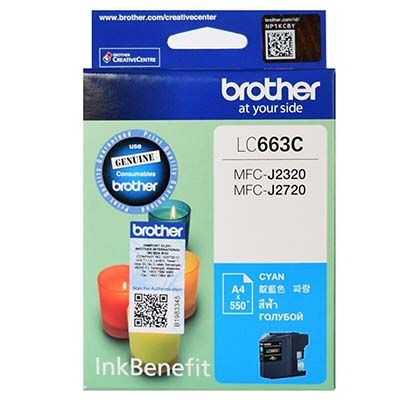 brother-lc663c-หมึกแท้-สีฟ้า-จำนวน-1-ชิ้น-ใช้กับพริ้นเตอร์-brother-mfc-j2320-mfc-j2720