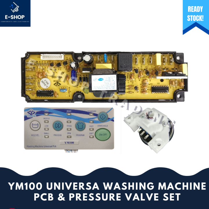 YM-500 MULTI WASHING MACHINE PCB BOARD WITH WATER PRESSURE VALVE ...