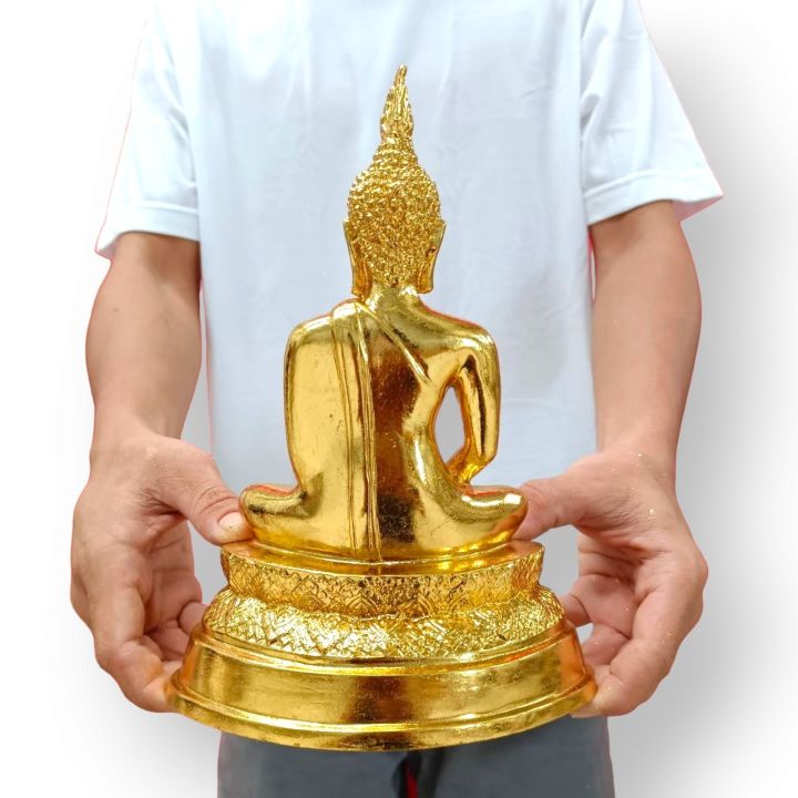 leko-4พระพุทธรูปปางสมาธิ-งานทองเหลืองปิดทองทั้งองค์-หน้าตัก5นิ้ว-งดงามพรีเมี่ยมเหมือนพระพุทธรูปทองคำ