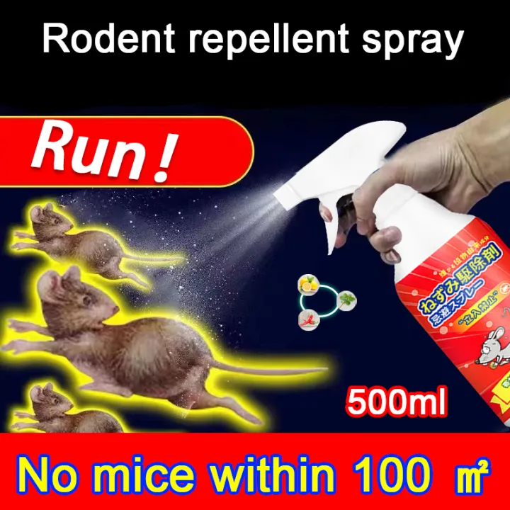 No Mice Infested 🔥rat Repellent Spray 500ml 100 Natural And Non Toxic