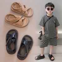 ❆ SKYWHEEL 2023 summer new girls simple beach shoes fashion childrens sandals boys soft soled slippers