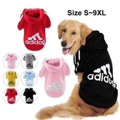 Winter Dog Clothes Adidog Hoodies Sweatshirts Coat Clothing for Small Medium Large Dogs Big Dogs Pets Cat Puppy Outfi Schnauzer