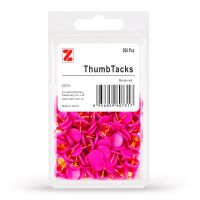 200PCS Z-LABEL Rose Red Thumbtack Softwood NailsPushpin 14 Color Clips Pins Tacks