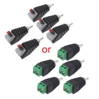 5 Pcs RCA ลำโพงสายสัญญาณสายปลั๊กปลั๊กตัวผู้เชื่อมต่อ LED TV