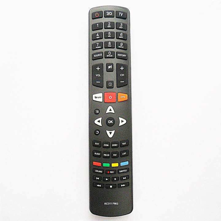 รีโมทใช้กับทีวี-ทีซีแอล-รหัส-rc311fmi3-ได้หมดทั้งรุ่น-quhd-uhd-smart-lcd-led-remote-for-tcl-smart-สีดำ