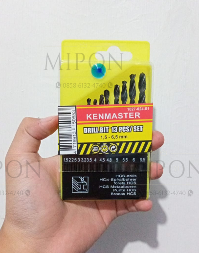 Kenmaster Mata Bor Besi Set Pcs Mata Bor Drill Besi Lazada Indonesia