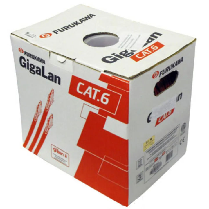 furukawa-cabling-data-cable-gigalan-u-utp-cat-6-pe-outdoor-black-305-meters-สายแลน-cat-6-305-เมตร-ของแท้-ประกันศูนย์-1-ปี