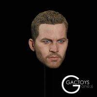 GACTOYS 1/6 Paul Walker Head GC028รูปปั้นทหารชายแบบพอดีตัวตุ๊กตาหุ่นจำลองขนาด12ฟุต