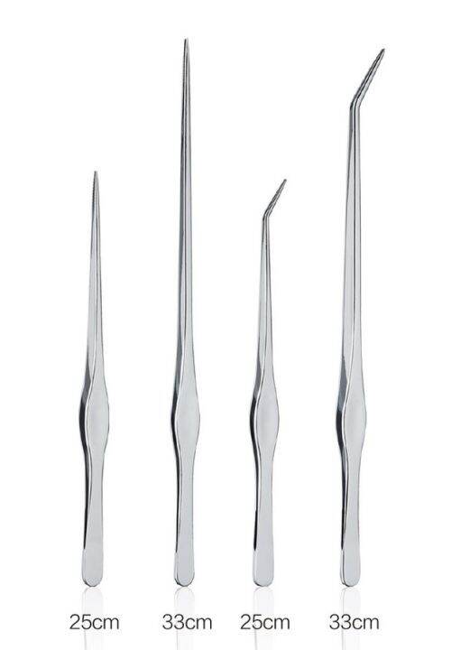 chihiros-curved-straight-tweezers-ฟอเซป-ปลายงอ-ปลายตรง-ความยาว-25-cm-33-cm