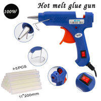 Super Hot Melt Glue Guns ปืนยิงกาวร้อน GT-10 100W (สีน้ำเงิน) ปืนกาวแท่ง ปืนยิงกาว