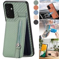 เคสหนังกระเป๋าสตางค์แบบมีซิปมาชิสำหรับ Samsung Galaxy A53ฝาหลัง14 5G Samsung A23 A13 A 33 34 54 04 A73 M53 M33 M13 12 A03 A04s