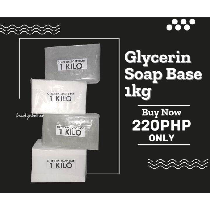 Glycerin Soap Base 1kg White/1kg Clear/DIY Soap Lazada PH