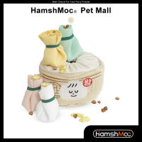 HamshMoc ของเล่นภาพติดเพชรลายต่างๆผ้ากำมะหยี่ชามใส่อาหารแบบโต้ตอบสำหรับฝึกสุนัขดมกลิ่นแบบนุ่ม Relief ความเครียดแบบโต้ตอบ