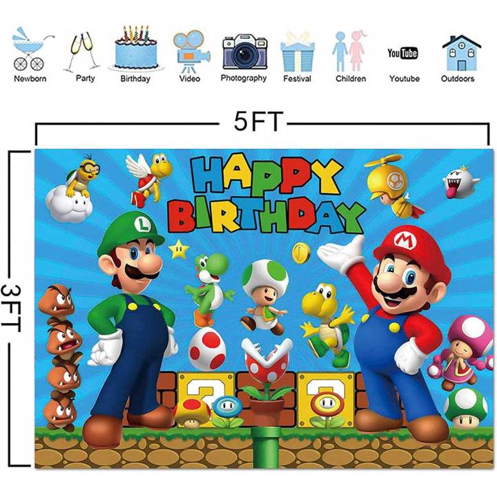 super-mario-luigi-theme-cartoon-photography-background-cloth-party-banner-kids-birthday-party-needs-high-quality-banner-party-decoration-photo-photography-background-cloth